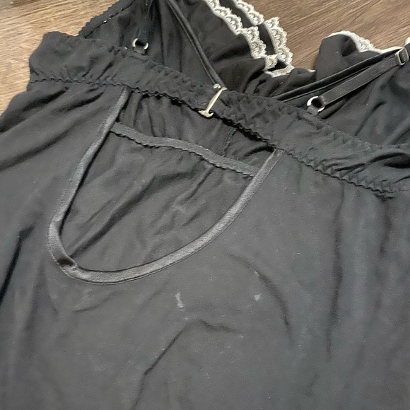 Victoria secret teddy nightie black lace bow small - Picture 4 of 11